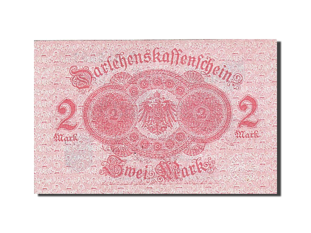 Banknote, Germany, 2 Mark, 1914, 1914-08-12, AU(55-58)