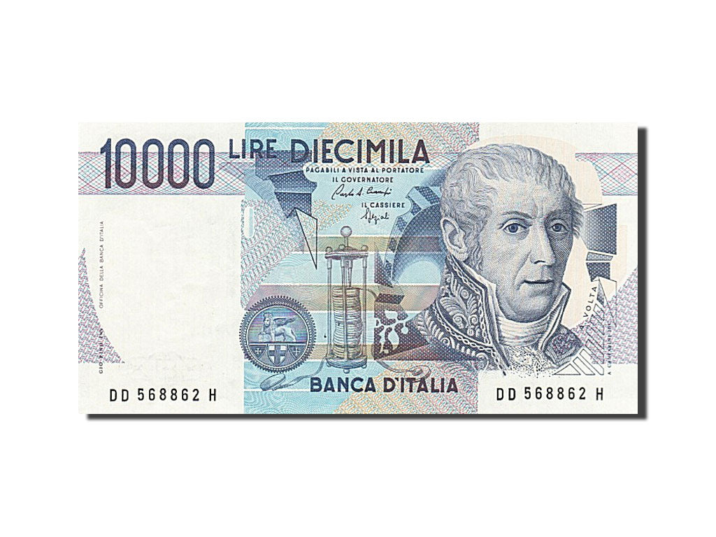 Banknote, Italy, 10,000 Lire, 1984, 1984-09-03, AU(55-58)