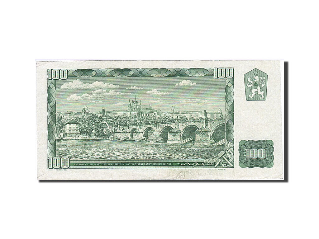 Banknote, Czechoslovakia, 100 Korun, 1961, AU(50-53)