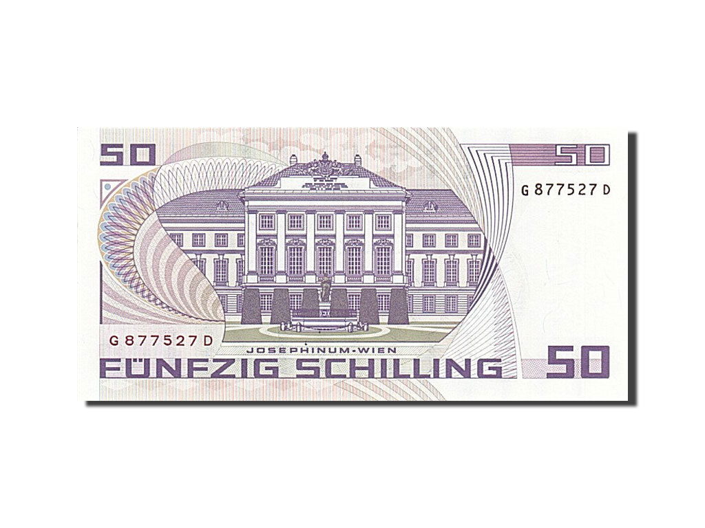 Austria, 50 Schilling, 1986, KM #149, 1986-01-02, UNC(60-62), G 877527 D