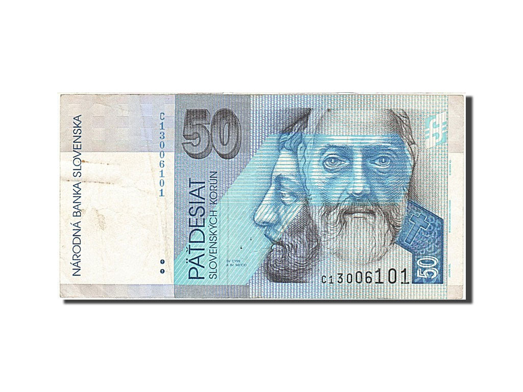 Slovakia, 50 Korun, 1993, KM #35, 1993-08-01, VF(30-35), C 13006101