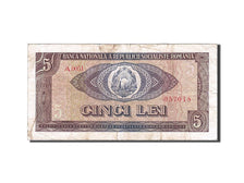 Billet, Roumanie, 5 Lei, 1966, TB