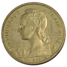 Madagascar, 10 Francs, 1953, Paris, FDC, Alluminio-bronzo, Lecompte:108