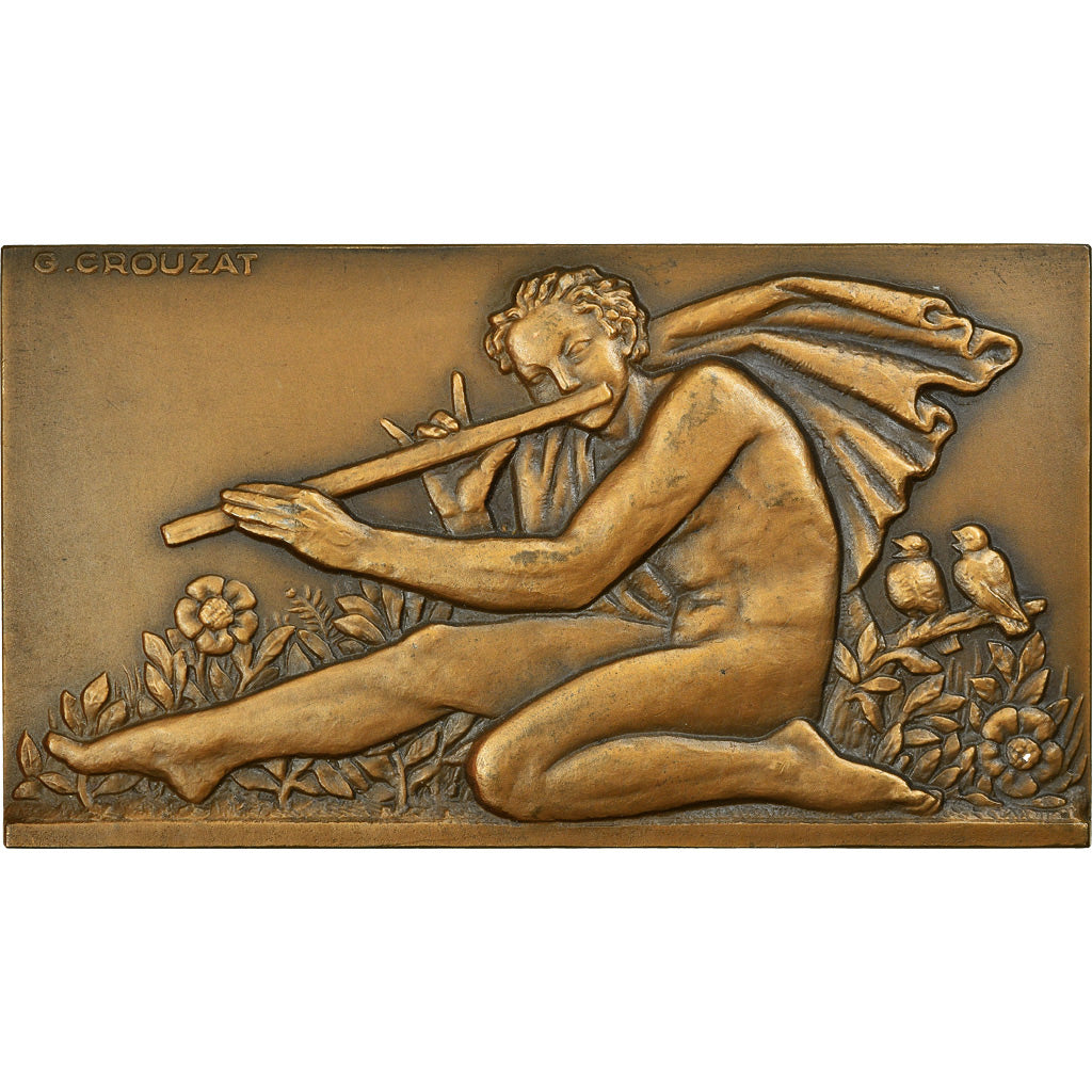 France, Medal, Art Déco, Musique, Crouzat, MS(63), Bronze
