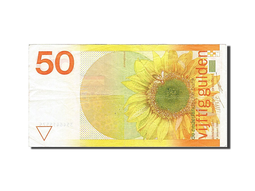 Netherlands, 50 Gulden, 1982, KM #96, 1982-01-04, EF(40-45), 3546415575