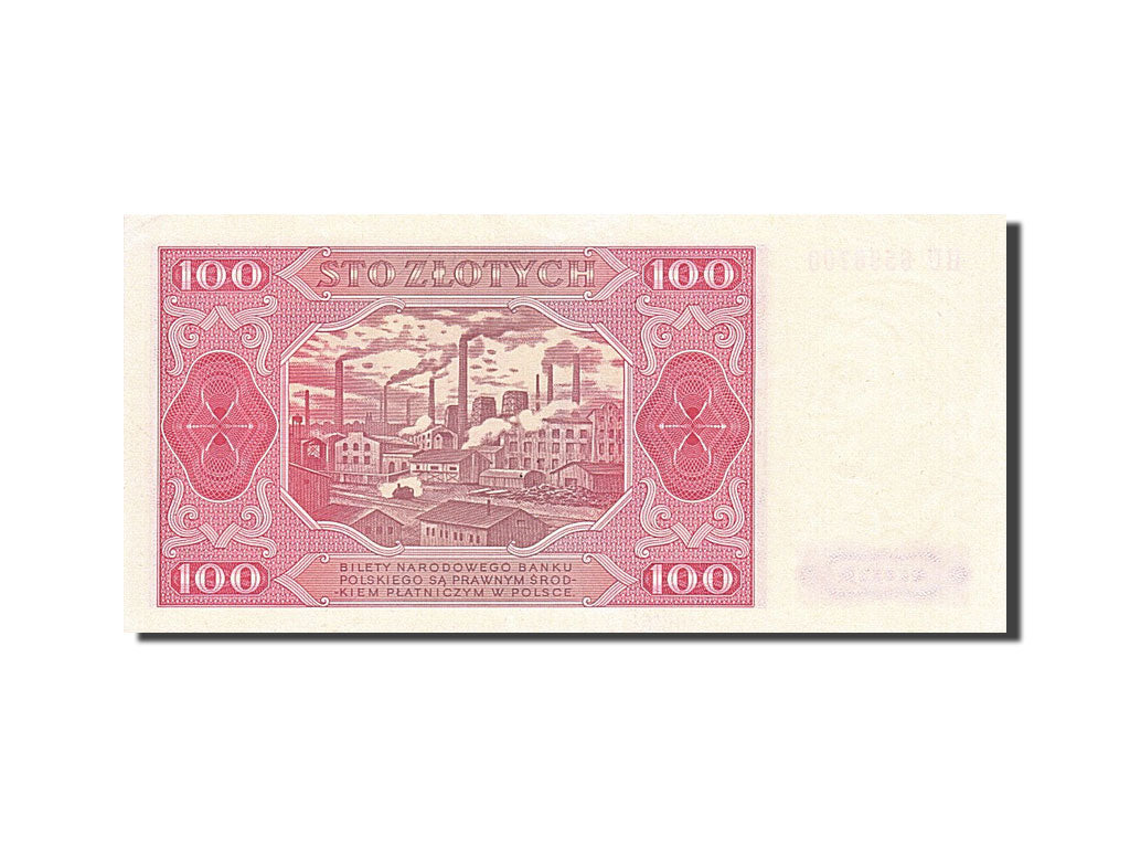Poland, 100 Zlotych, 1948, KM #139a, 1948-07-01, UNC(63), HU 6598700