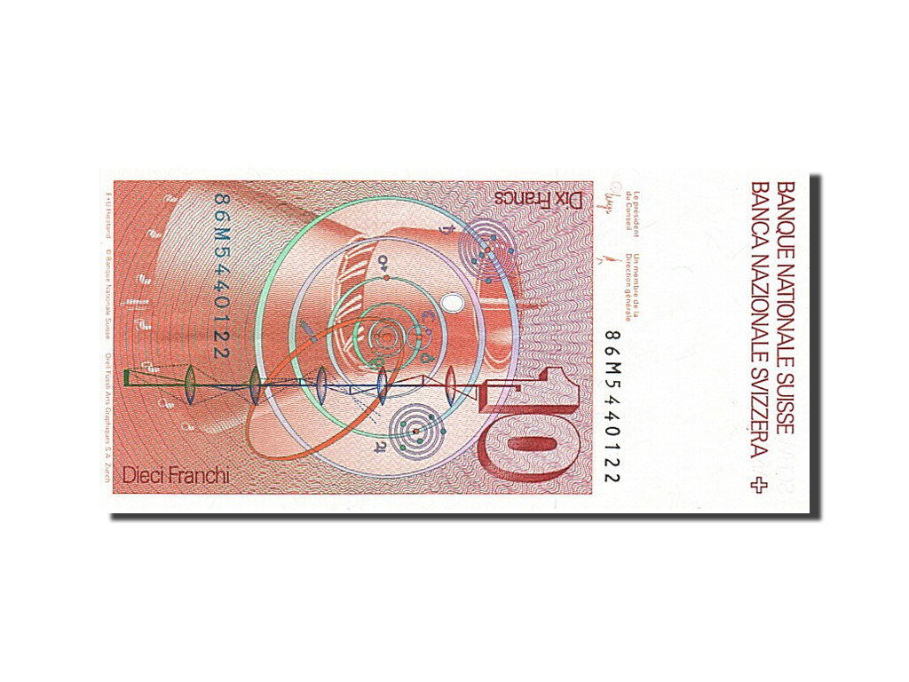 Switzerland, 10 Franken, 1979, KM #53f, UNC(60-62), 86M5440122