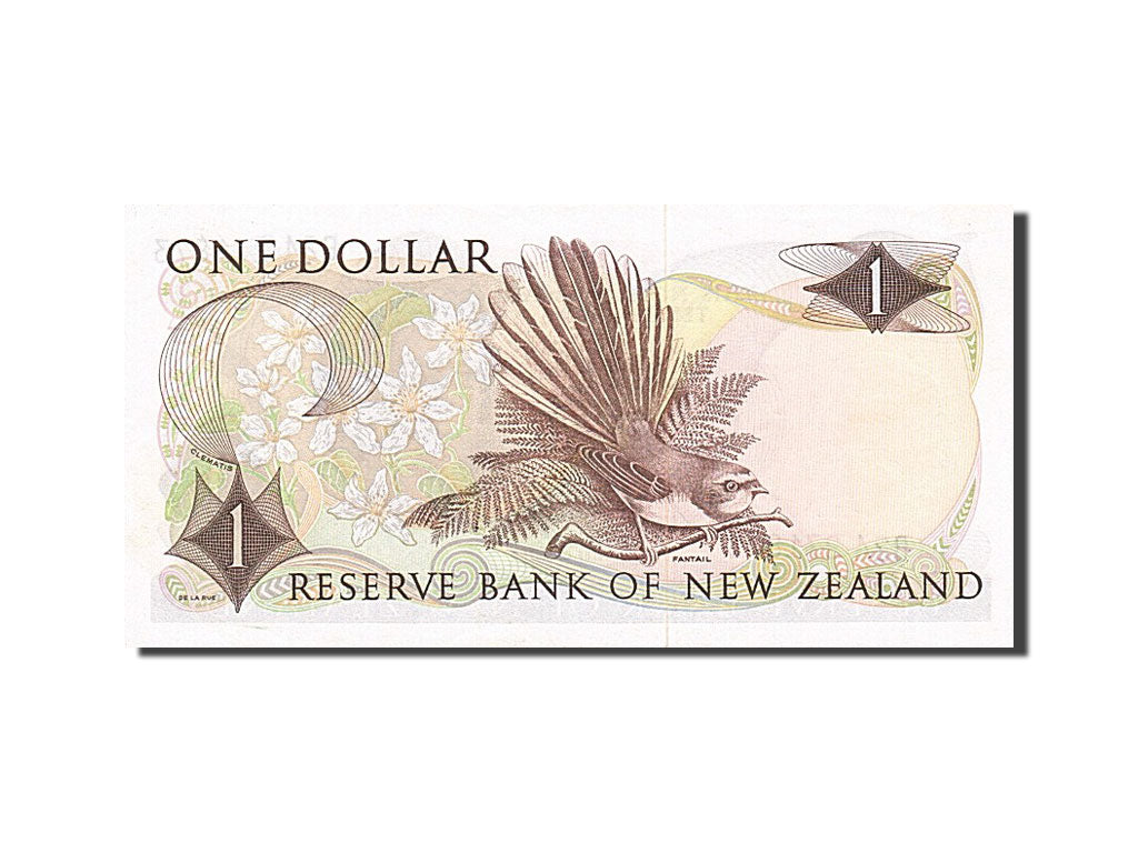 New Zealand, 1 Dollar, 1967, KM #163c, UNC(60-62), B24 271873