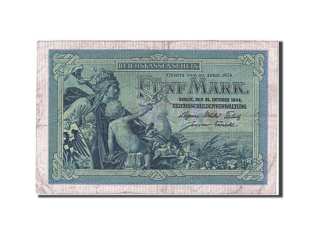 Germany, 5 Mark, 1904, KM #8a, 1904-10-31, VF(30-35), T 973916