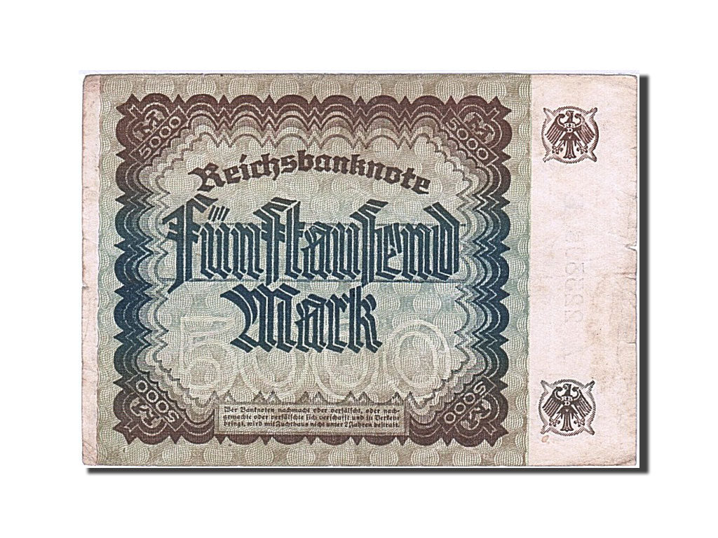 Banknote, Germany, 5000 Mark, 1922, 1922-12-02, VF(20-25)