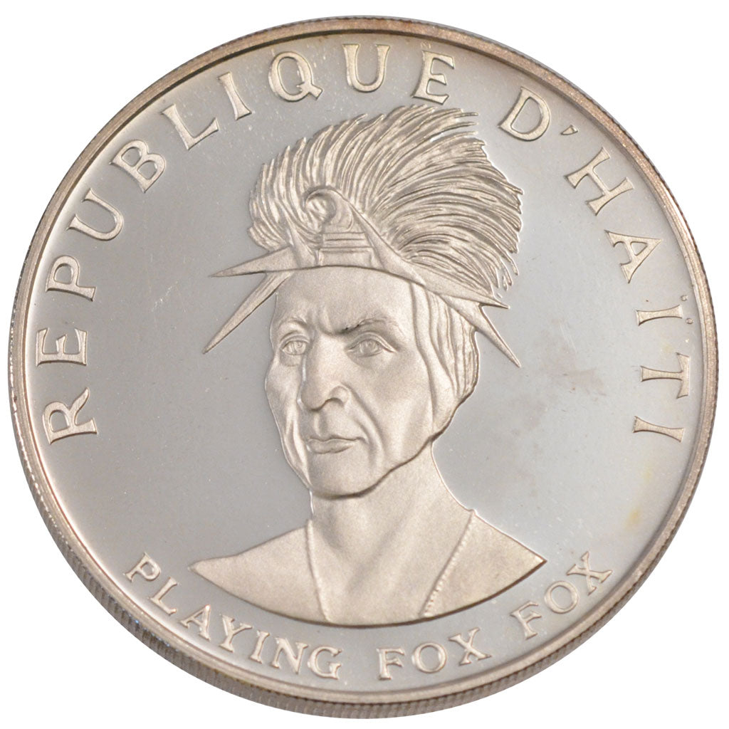 HAITI, 10 Gourdes, 1971, KM #81, MS(65-70), Silver, 40, 47.05
