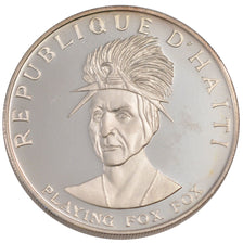 HAITI, 10 Gourdes, 1971, KM #81, MS(65-70), Silver, 40, 47.05