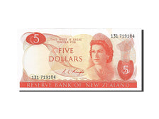 New Zealand, 5 Dollars, 1967, KM #165c, UNC(65-70), 131 719184