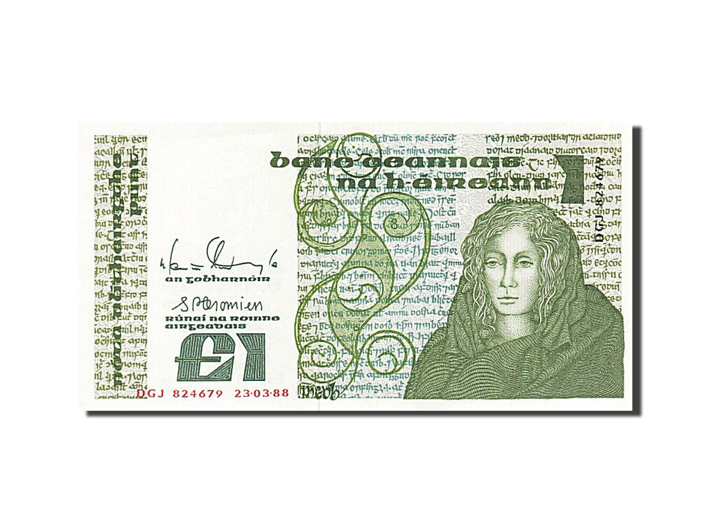Banknote, Ireland - Republic, 1 Pound, 1988, 1988-03-23, UNC(65-70)