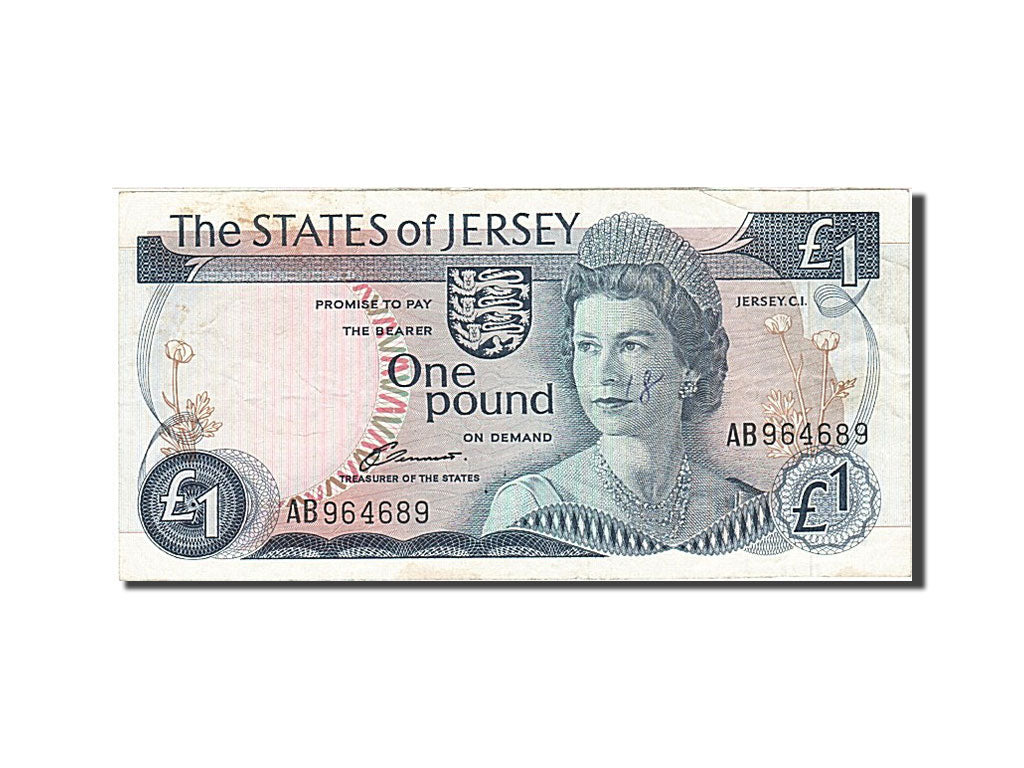 Jersey, 1 Pound, 1976, KM #11a, VF(30-35), AB 964689
