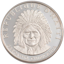 HAITI, 10 Gourdes, 1971, KM #82, MS(65-70), Silver, 40, 47.05