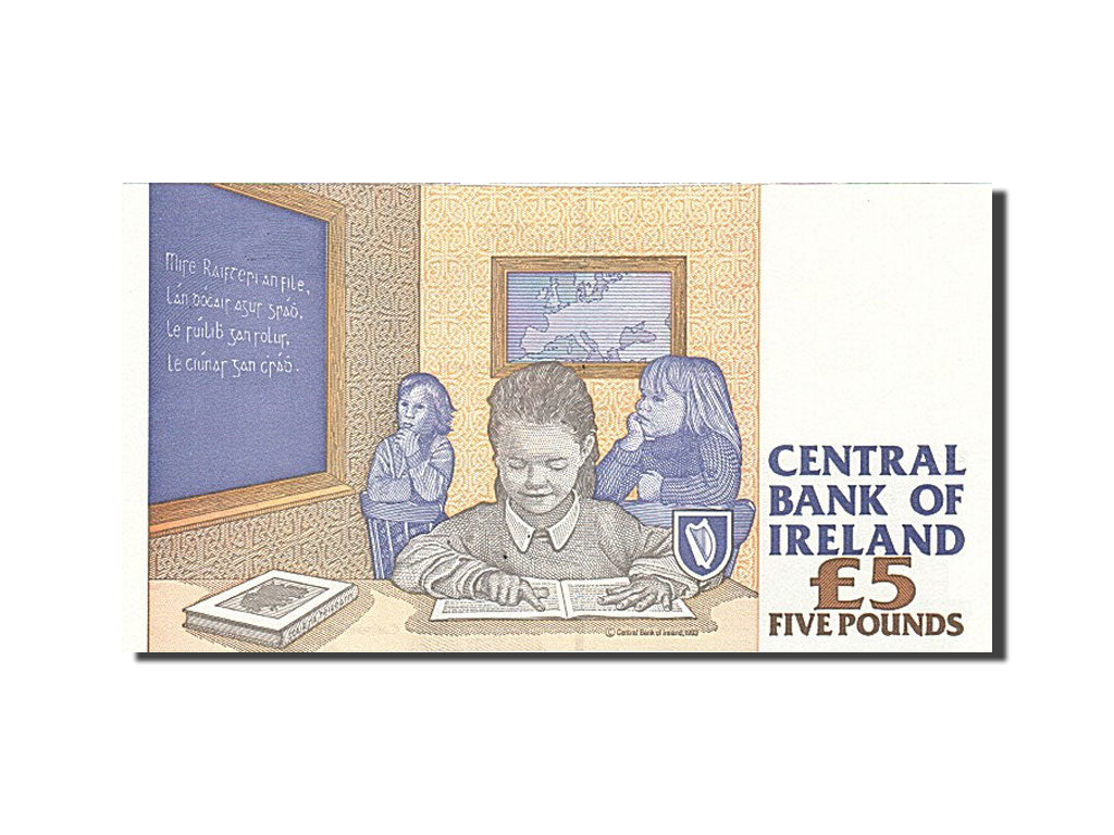 Banknote, Ireland - Republic, 5 Pounds, 1995, 1995-02-10, UNC(63)