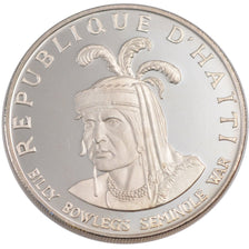 HAITI, 10 Gourdes, 1971, KM #83, MS(65-70), Silver, 40, 47.05