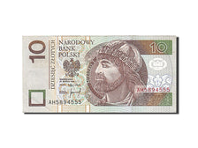 Poland, 10 Zlotych, 1994, KM #173a, 1994-03-25, AU(50-53), AH 5894555