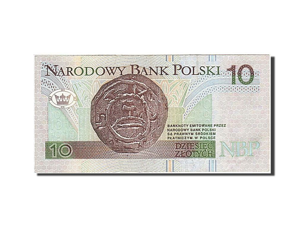 Poland, 10 Zlotych, 1994, KM #173a, 1994-03-25, AU(50-53), AH 5894555