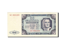 Poland, 20 Zlotych, 1948, KM #137, 1948-07-01, AU(55-58), KC 8321283