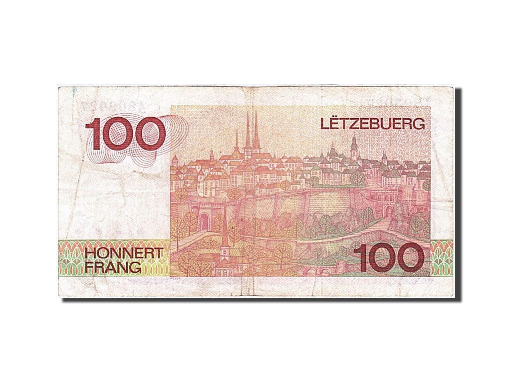 Luxembourg, 100 Francs, 1986, KM #58a, VF(20-25), A 803027