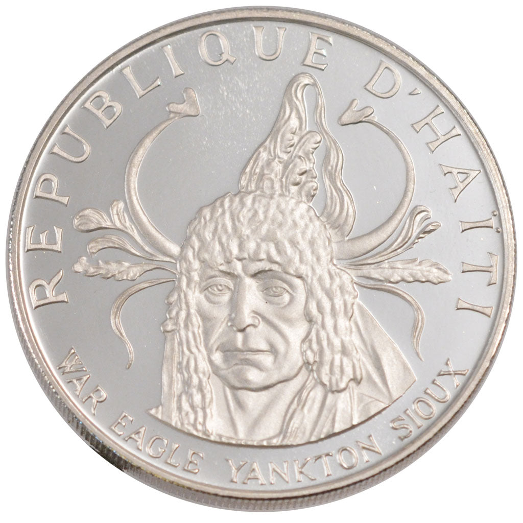 HAITI, 10 Gourdes, 1971, KM #85, MS(65-70), Silver, 40, 47.05