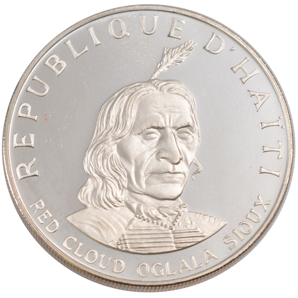 HAITI, 10 Gourdes, 1971, KM #86, MS(65-70), Silver, 40, 47.05