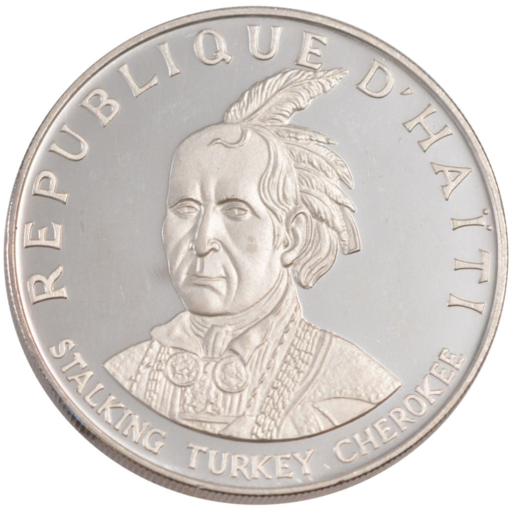 HAITI, 10 Gourdes, 1971, KM #87, MS(65-70), Silver, 40, 47.05