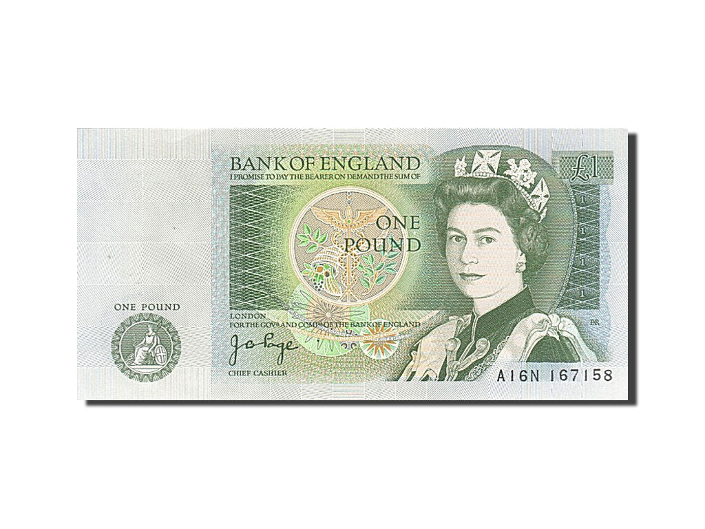 Banconote, Gran Bretagna, 1 Pound, 1978, FDS