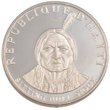 HAITI, 10 Gourdes, 1971, KM #80, MS(65-70), Silver, 40, 47.05