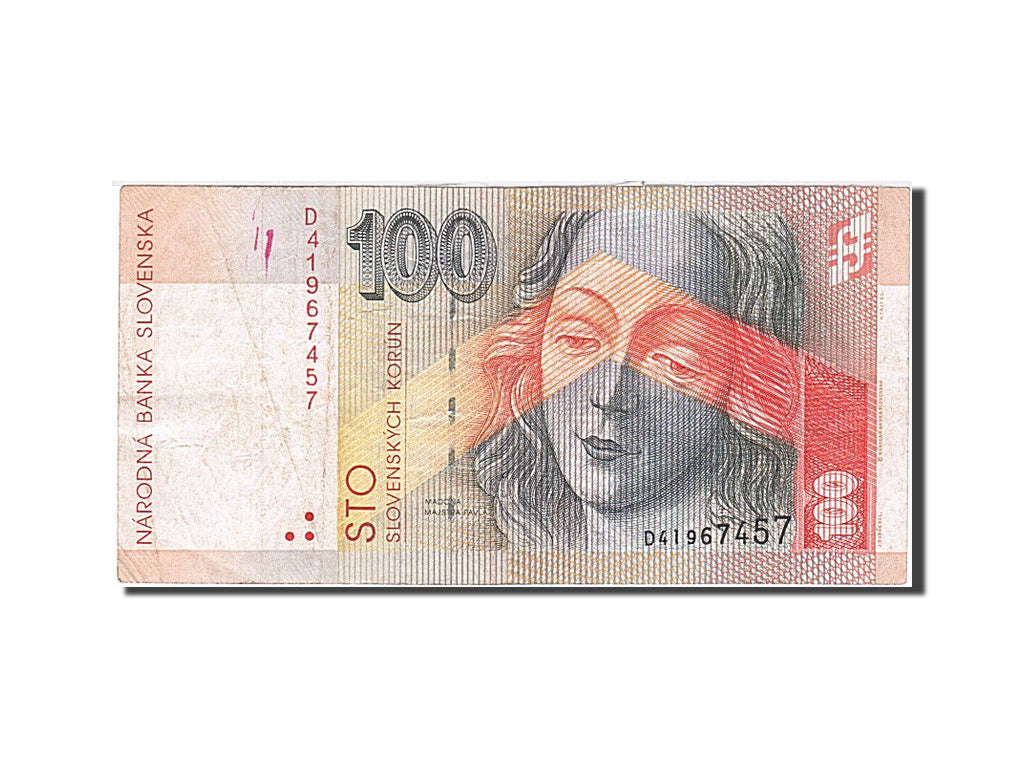Slovakia, 100 Korun, 1993, KM #22a, 1993-09-01, VF(30-35), D 41967457