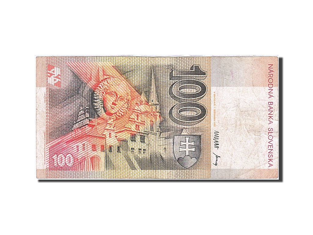 Slovakia, 100 Korun, 1993, KM #22a, 1993-09-01, VF(30-35), D 41967457