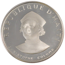 HAITI, 25 Gourdes, 1974, KM #102, MS(65-70), Silver, 8.37