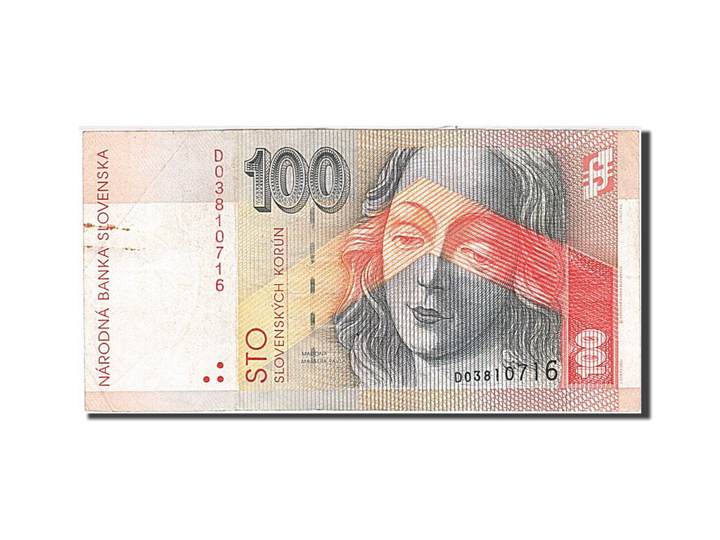 Slovakia, 100 Korun, 1993, KM #22a, 1993-09-01, VF(20-25), D 03810716