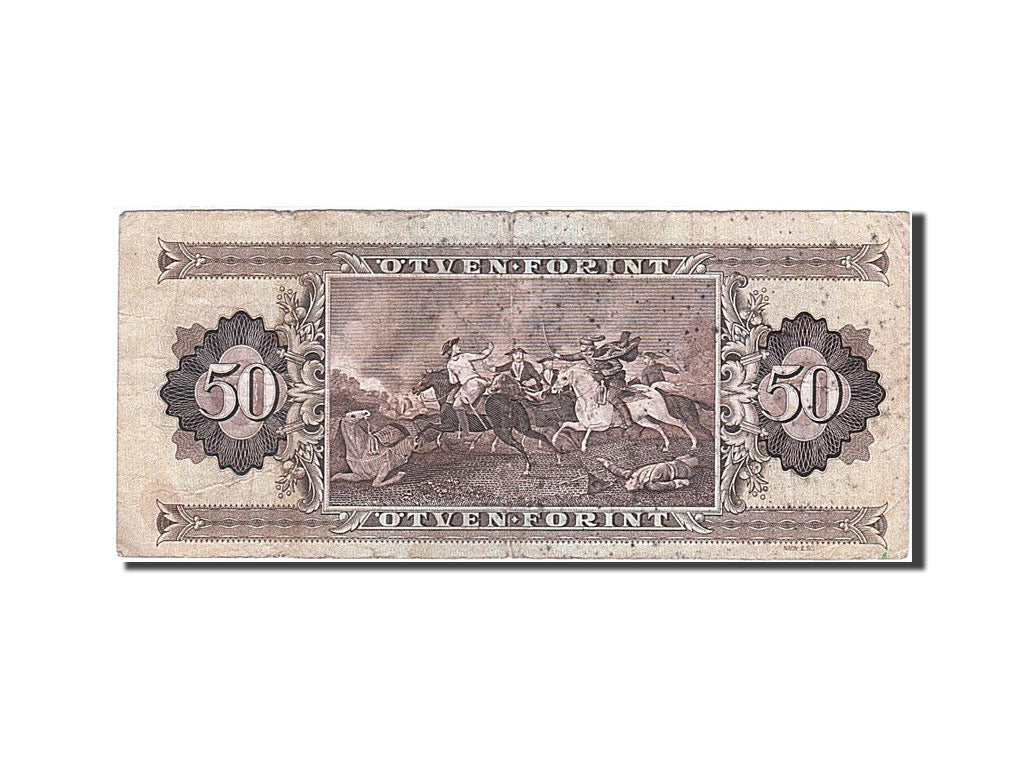 Banknote, Hungary, 50 Forint, 1989, 1989-01-10, F(12-15)