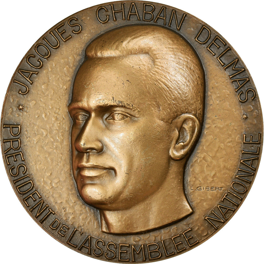 France, Médaille, Jacques Chaban Delmas, Député Maire de Bordeaux, Politics