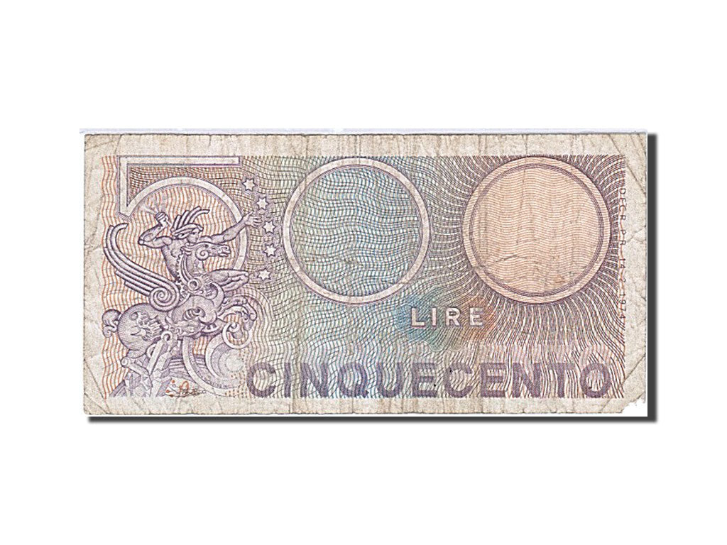 Banknote, Italy, 500 Lire, 1974, VG(8-10)