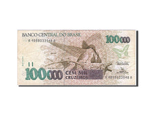 Billet, Brésil, 100,000 Cruzeiros, TB