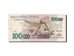 Billet, Brésil, 100,000 Cruzeiros, TB