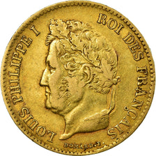 Coin, France, Louis-Philippe, 40 Francs, 1831, Paris, EF(40-45), Gold, KM:747.1