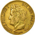 Moneta, Francia, Louis-Philippe, 40 Francs, 1831, Paris, BB, Oro, KM:747.1