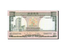 Hong Kong, 10 Dollars, 1977, KM #74c, 1977-01-01, AU(55-58), D 9443755