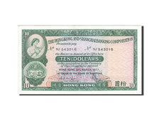 Hong Kong, 10 Dollars, 1977, KM #182h, 1977-03-31, UNC(60-62), NJ 543016