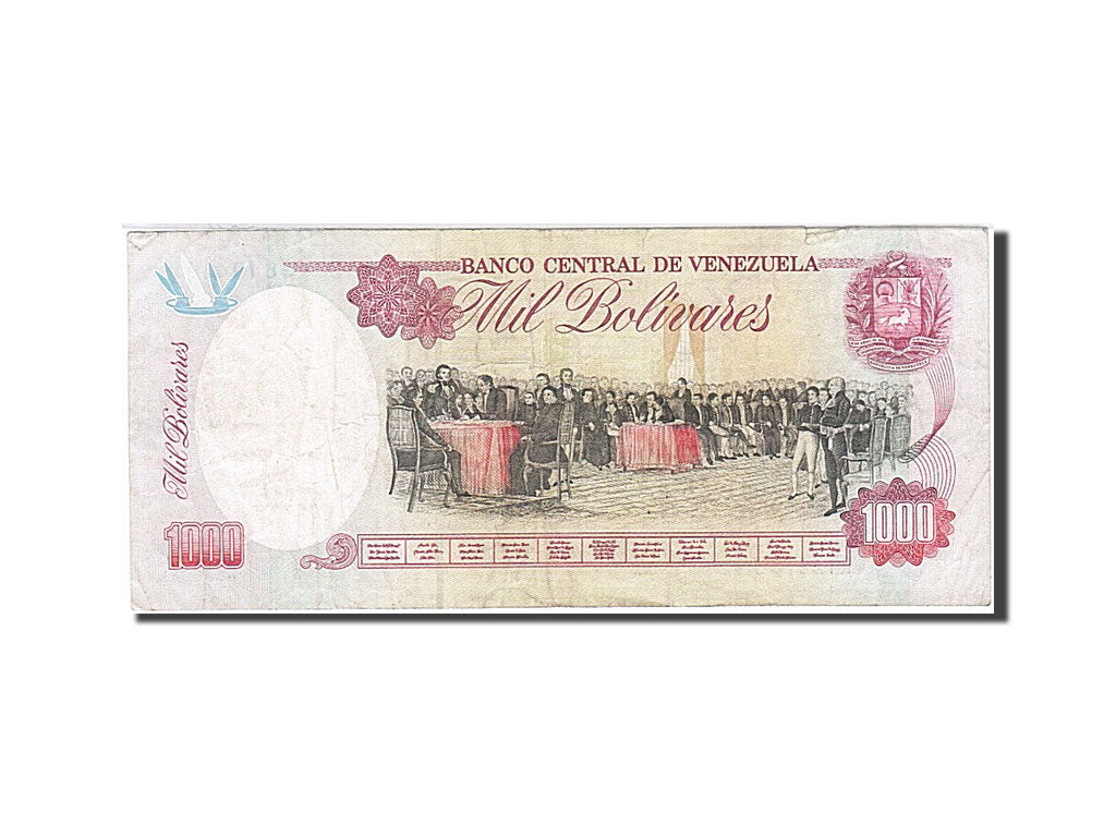 Billete, 1000 Bolivares, 1998, Venezuela, 1998-02-05, BC+