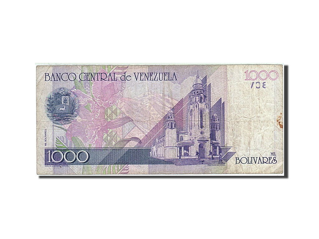 Billete, 1000 Bolivares, 1998, Venezuela, 1998-09-10, BC
