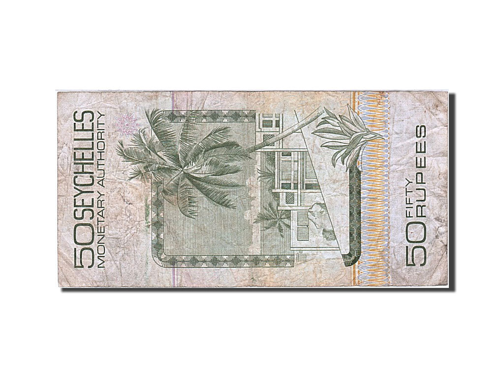 Seychelles, 50 Rupees, 1983, KM #30a, VG(8-10), A 380350