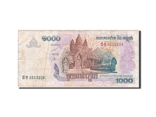 Cambodia, 1000 Riels, 2007, KM #58b, VF(20-25), 3515226