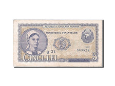 Romania, 5 Lei, 1952, KM #83b, VF(20-25), G38 863828