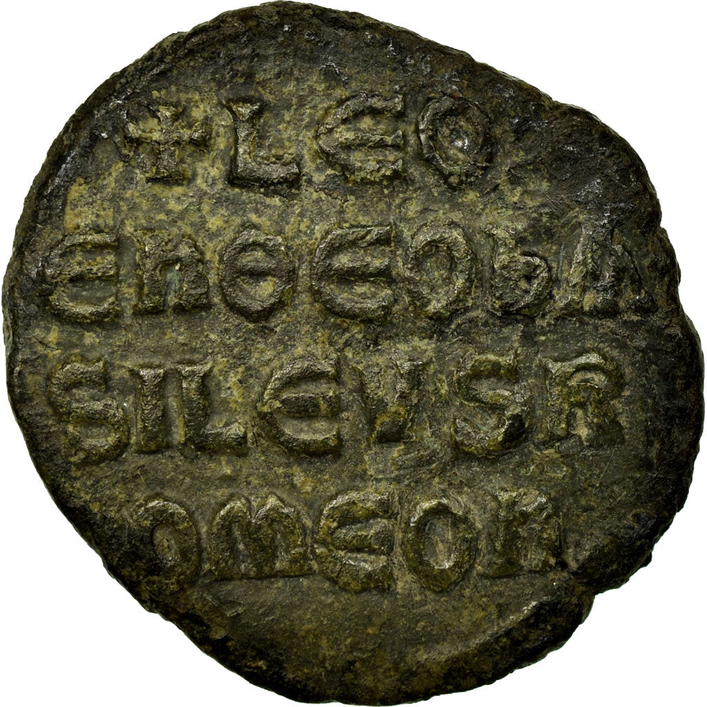 Monnaie, Leo VI the Wise 886-912, Follis, Constantinople, TTB, Cuivre, Sear:1729